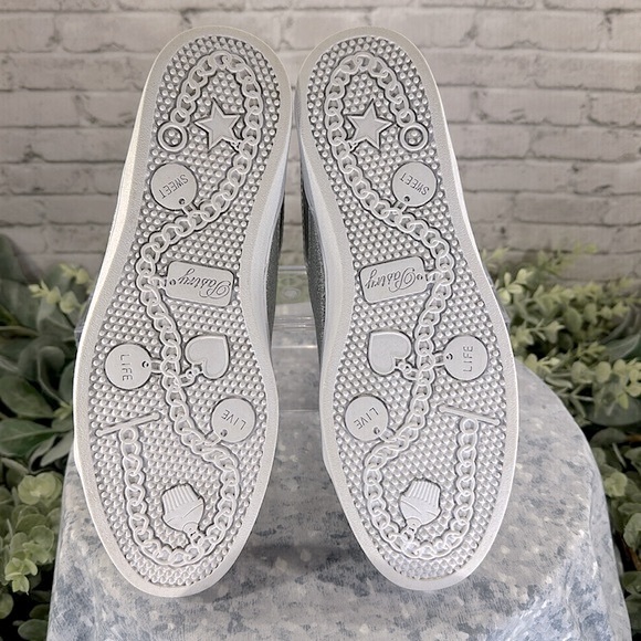 Pastry PopTart Silver Glitter Fashion High Top Dance Sneakers WMS 7.5M✨VGUC✨ - Picture 11 of 14